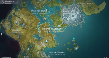 conta genshin com shogun, mona c1, kokomi e targaglia ar 46