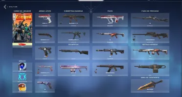 Conta Valorant com várias skins
