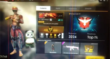 Conta Free Fire Mestre