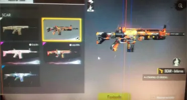 Conta Free Fire Mestre