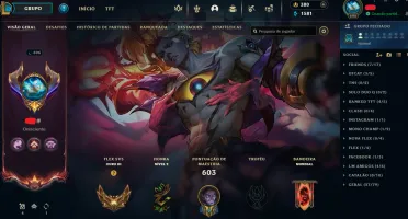 Conta de LOL Gold pra Platina + de 270 skins e 10 prestigios