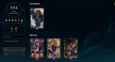 CONTA LOL | 294 SKINS | SEASON 2012 | 100% SEGURA | DADOS DE