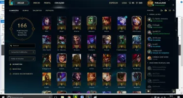 Conta League Of Legends - Prata nas duas filas