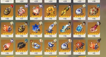 5 ESTRELAS= ZHONGLI, DILUC, QIQI C1, HARPA E LANCA CELESTIAL