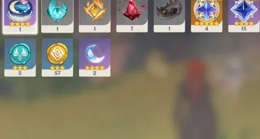 5 ESTRELAS= ZHONGLI, DILUC, QIQI C1, HARPA E LANCA CELESTIAL