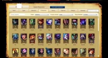Conta prata V 64 Champions 12 SKINS