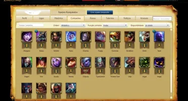 Conta prata V 64 Champions 12 SKINS