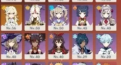 Conta de Genshin Impact, AR 54, 5 personagens 5*.