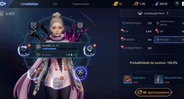 Conta Mir4: Lvl 70,82,900k de CP,Pet épico, escama épica