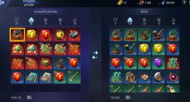 Conta Mir4: Lvl 70,82,900k de CP,Pet épico, escama épica