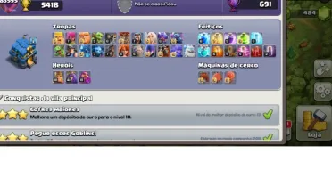 CV 12 C.O.C COM TODAS SKIN DE 5 TEMPORADAS RARIDADE
