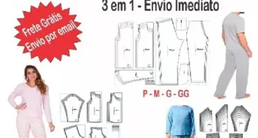 370 Modelagem Roupas Infantil Masc Fem Pet Sem Frete