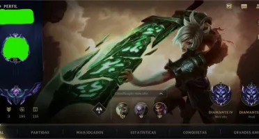 Conta WildRift Diamante, 2 seasons seguidas! A Mais barata++