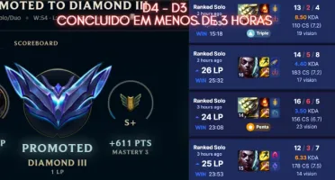 Elojob no lol qualquer elo até o mestre