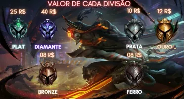Elojob no lol qualquer elo até o mestre