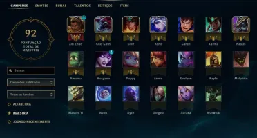 Conta LoL Ouro IV
