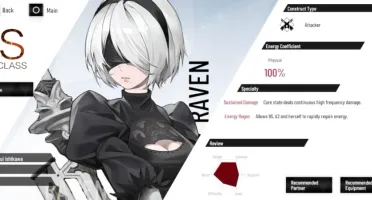 Punishing gray raven, colab nier automata(noth america) 2B