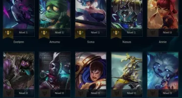 Conta Platina 3 , poucos champs e skins, pra vender logo