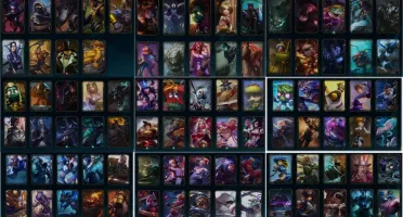 Conta com 226 skins ,168 icones e 20 emotes e todos campeões