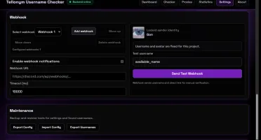 Tellonym Username Checker