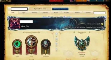 Vendo conta League of Legends
