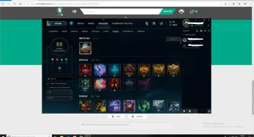Conta LOL com Kayle Juiza e mais 62 skins