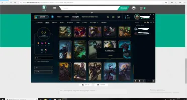Conta LOL com Kayle Juiza e mais 62 skins