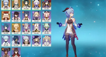 ✨CONTA GENSHIN IMPACT AR 51 - XIAO GANYU MONA KLEE JEAN E+⭐✨