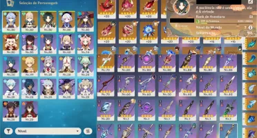 ✨CONTA GENSHIN IMPACT AR 51 - XIAO GANYU MONA KLEE JEAN E+⭐✨