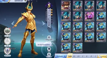 Saint seiya Awakening com mais de 3360 Gemas Avançadas