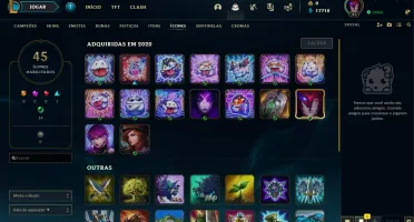 CONTA PLATINA 4 - SEM E-MAIL VERIFICADO - 17K EA - 63% WR