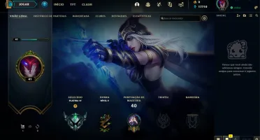CONTA PLATINA 4 - SEM E-MAIL VERIFICADO - 17K EA - 63% WR