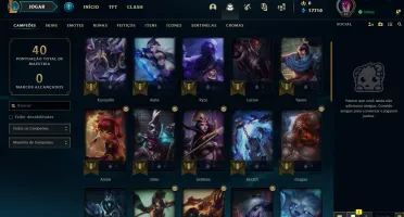 CONTA PLATINA 4 - SEM E-MAIL VERIFICADO - 17K EA - 63% WR