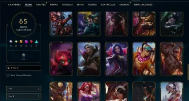 Ferro 4 com 150 Champs e 65 Skins