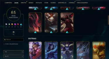 Ferro 4 com 150 Champs e 65 Skins