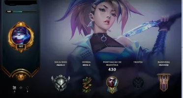Conta com 148 skins Gold na Season 8,9,10