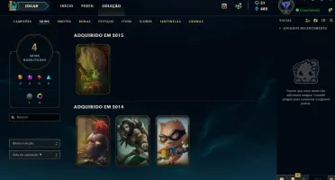 Conta lol unranked lvl 31