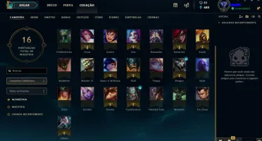 Conta lol unranked lvl 31