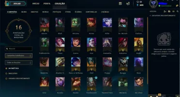 Conta lol unranked lvl 31