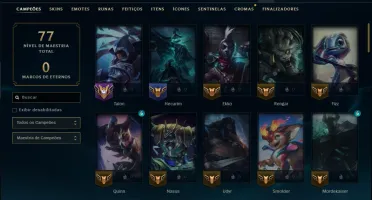 Esmeralda 2 com 75 Champs e 48 Skins