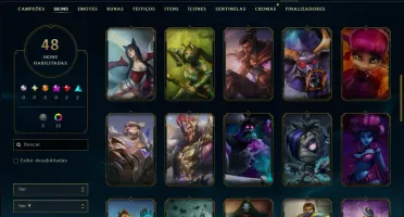 Esmeralda 2 com 75 Champs e 48 Skins