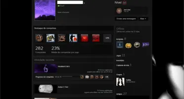Conta Steam lvl 12 - 11 jogos - 6 anos