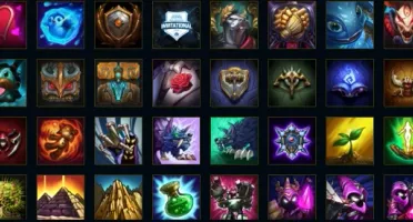 Conta league. Ouro 3  skins. icones 5 paginas de runas
