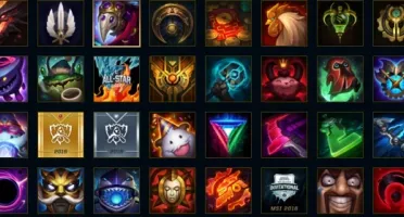 Conta league. Ouro 3  skins. icones 5 paginas de runas