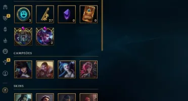 CONTA LEAGUE OF LEGENDS