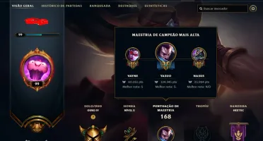 CONTA LEAGUE OF LEGENDS