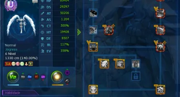Conta End-Game no servidor LA-Omega com OMM