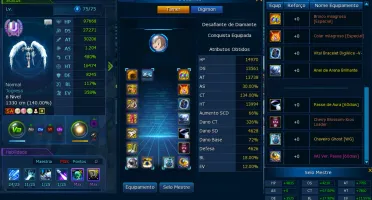Conta End-Game no servidor LA-Omega com OMM