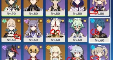 Conta Genshin AR 53 - Xiao + Homa + Zhongli + Raiden + Jean.