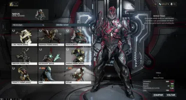 Conta de Warframe Com skins e primes unicas M10